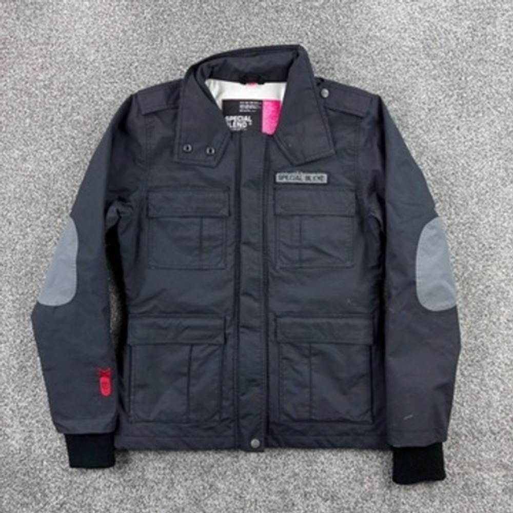 Special Blend Jacket‎ Women's Small Charcoal Gray Utility Pockets Ski Snowboard